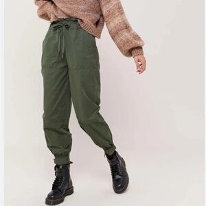 Urban Outfitters Size Small Dark Green Jogger Pants Utility Outdoor